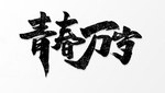 毕业季字体