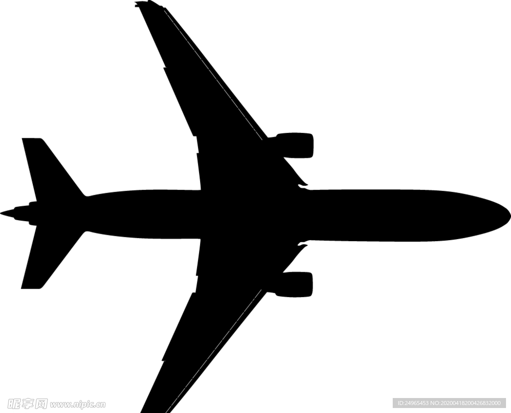 飞机客机矢量图