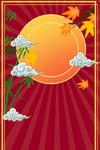 中国风国潮背景插画