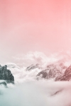 粉色云雾背景