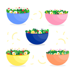 矢量厨房蔬菜食品素材