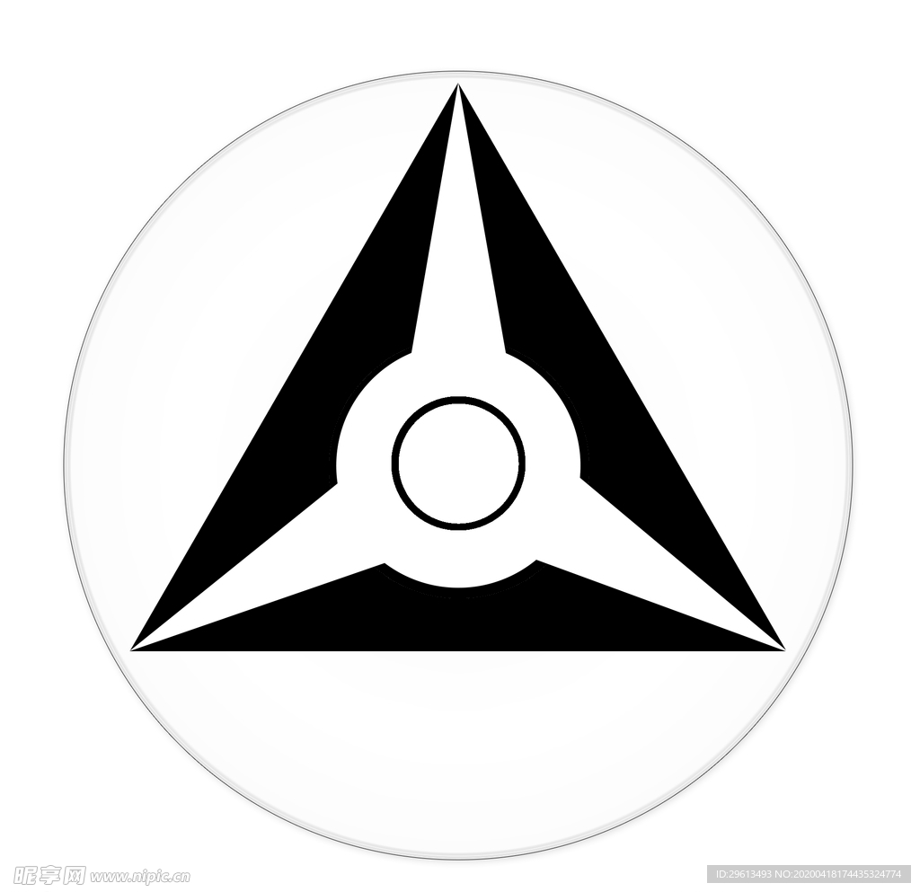 黑白三角花纹CD