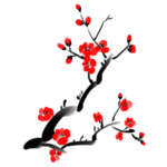 手绘梅花