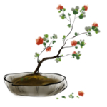 水彩花