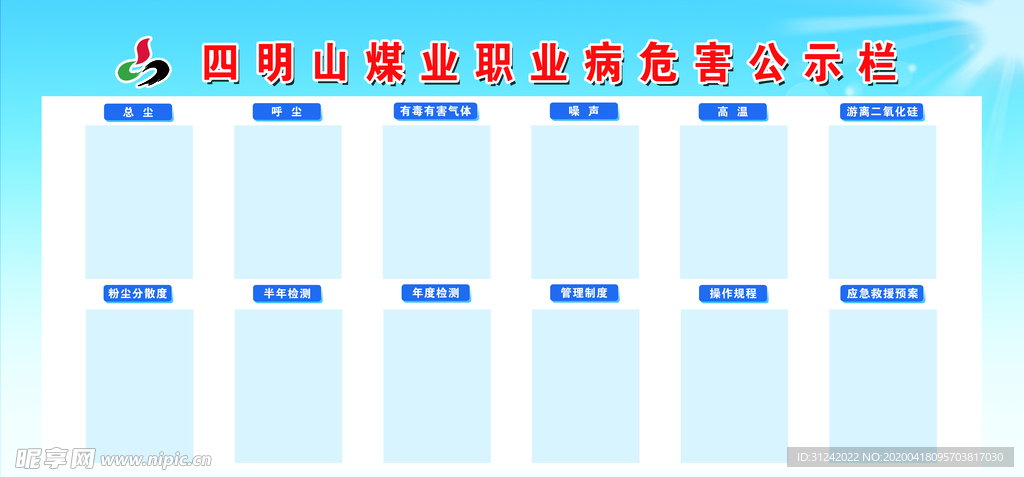 职业危害公示栏