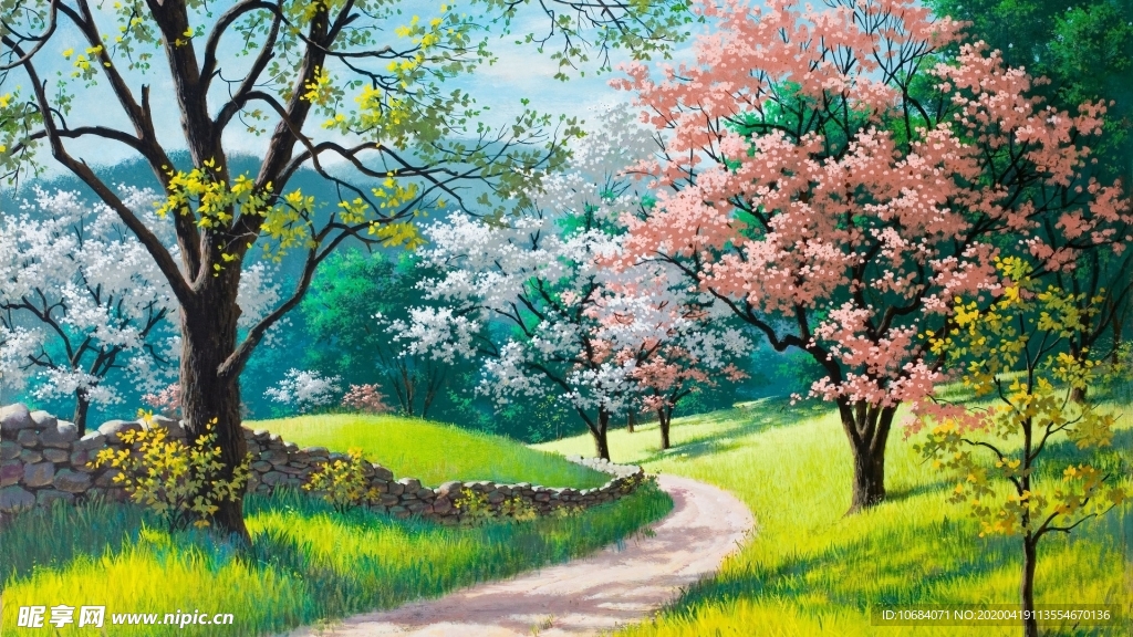 高清手绘风景