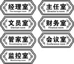 企业科室牌