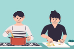 矢量卡通休闲人物