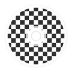 马赛克黑白格子图案塑料光盘CD