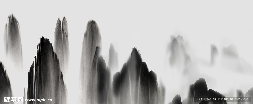 抽象水墨画