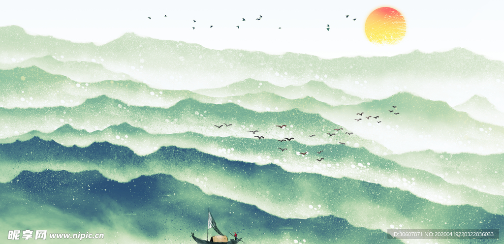水墨画