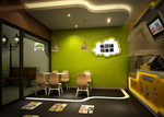 奶茶店效果图