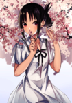 彩色动漫人物插画背景