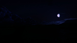 夜景月色群山风景背景