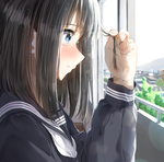 彩色动漫人物插画背景