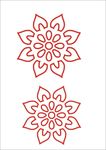 格子花边纹窗格