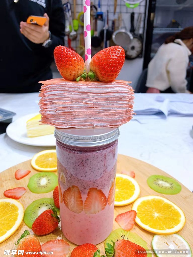 水果捞 酸奶 蛋糕