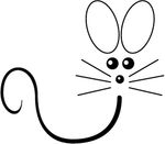 老鼠简笔画