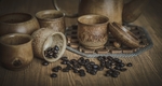 咖啡 茶具 木头