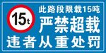 限重标识牌