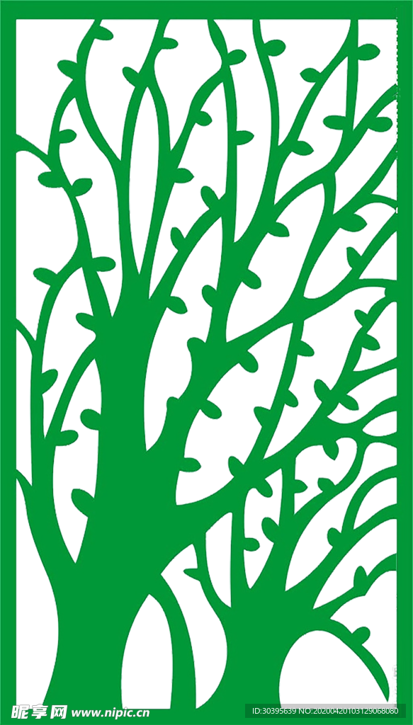 绿色边框
