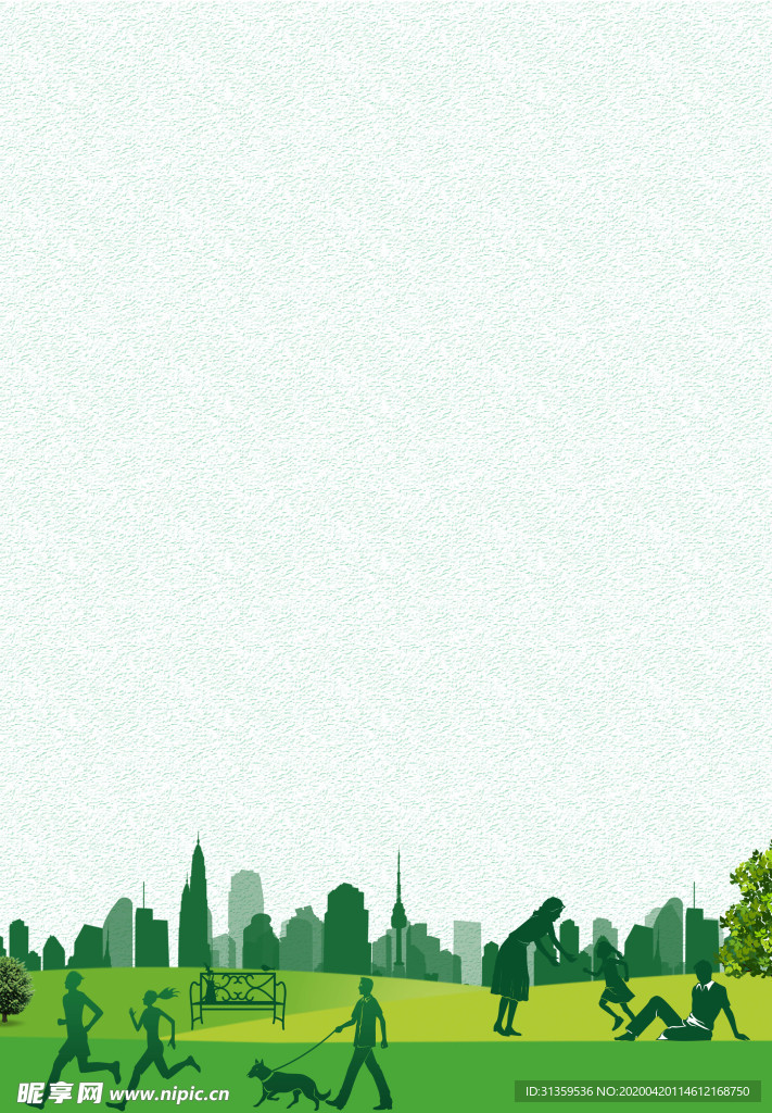 绿色背景