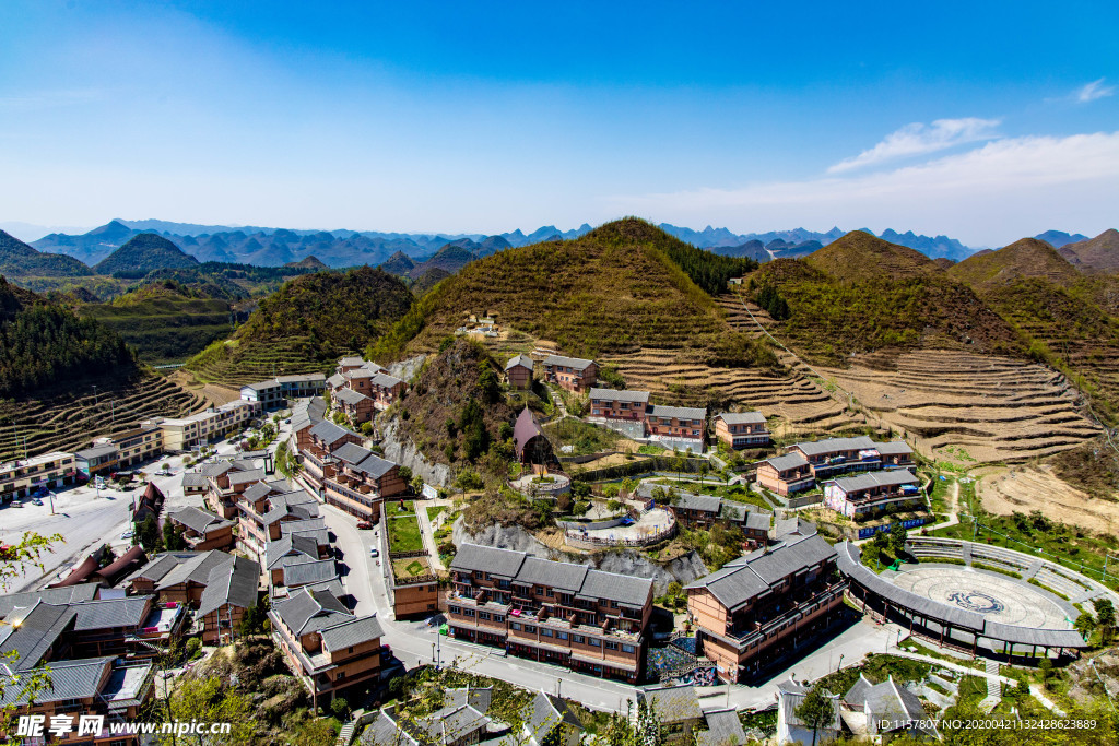 俯瞰陡箐东关社区