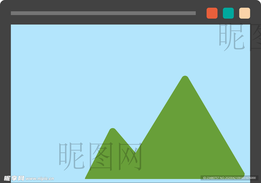 显示屏UI标识标志