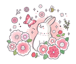 呆萌可爱小猫咪插画