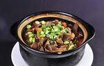 菜鸭肫鸭肠煲