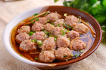 老抽蒸肉丸