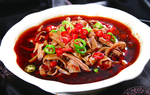 金针红汤鸭肠