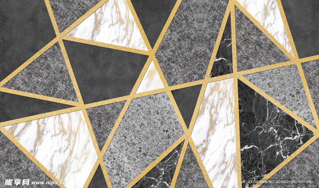 几何图形抽象菱形背景图案地毯