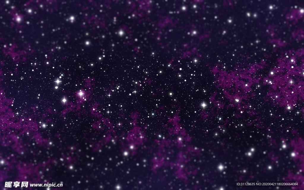 紫色星空