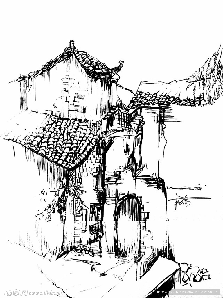 风景速写