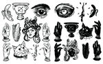 素描写生插画