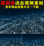 清澈水底河底波光粼粼视频素材