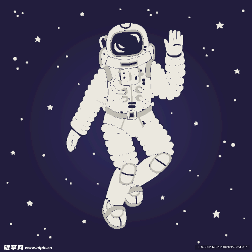 宇航员插画
