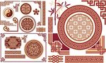 中国传统文化花纹底纹