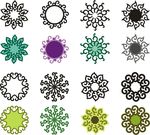 古典矢量图案花纹