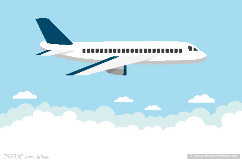航空飞机背景