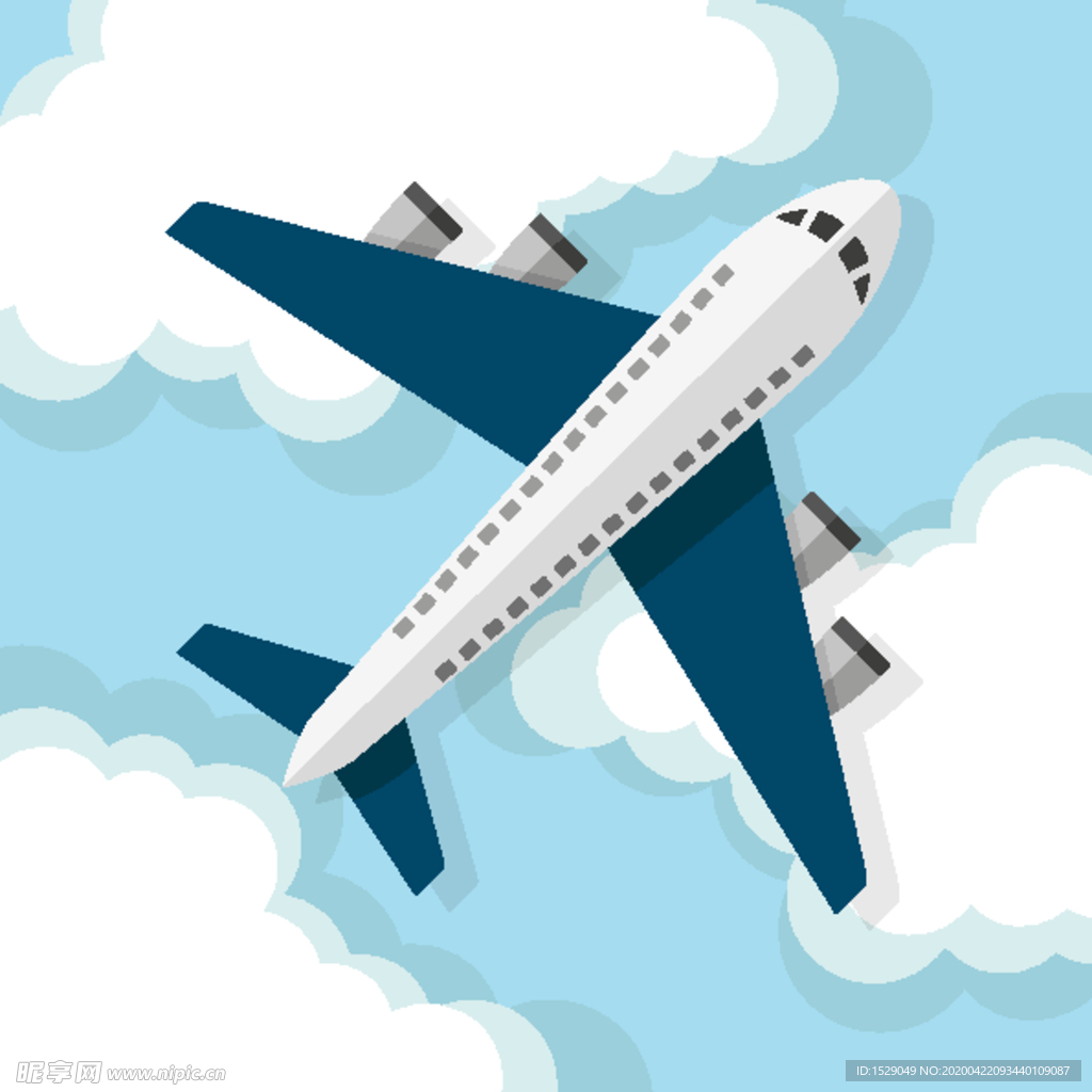 航空飞机背景