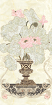 古典荷花玄关画