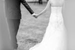 新郎新娘手牵手 婚礼
