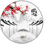 中式手绘江南印象装饰画