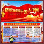 疫情防控展板设计