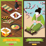 餐厅场景主题插画