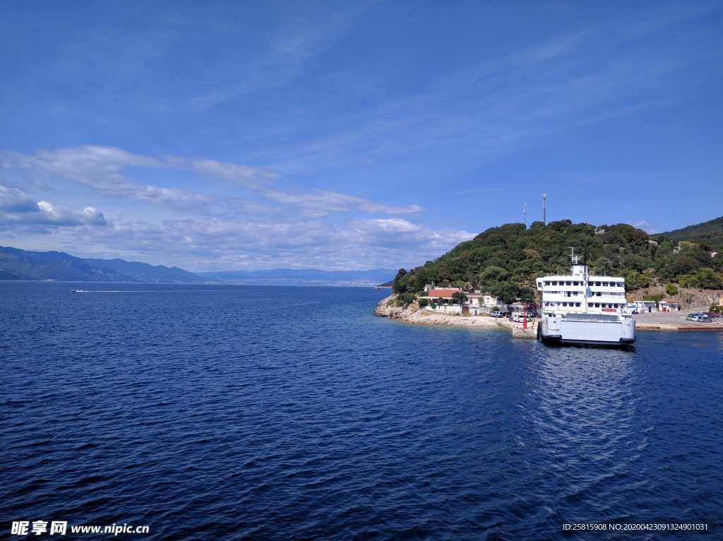 克罗地亚海岸风景