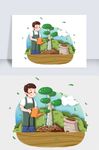 植树节素材1