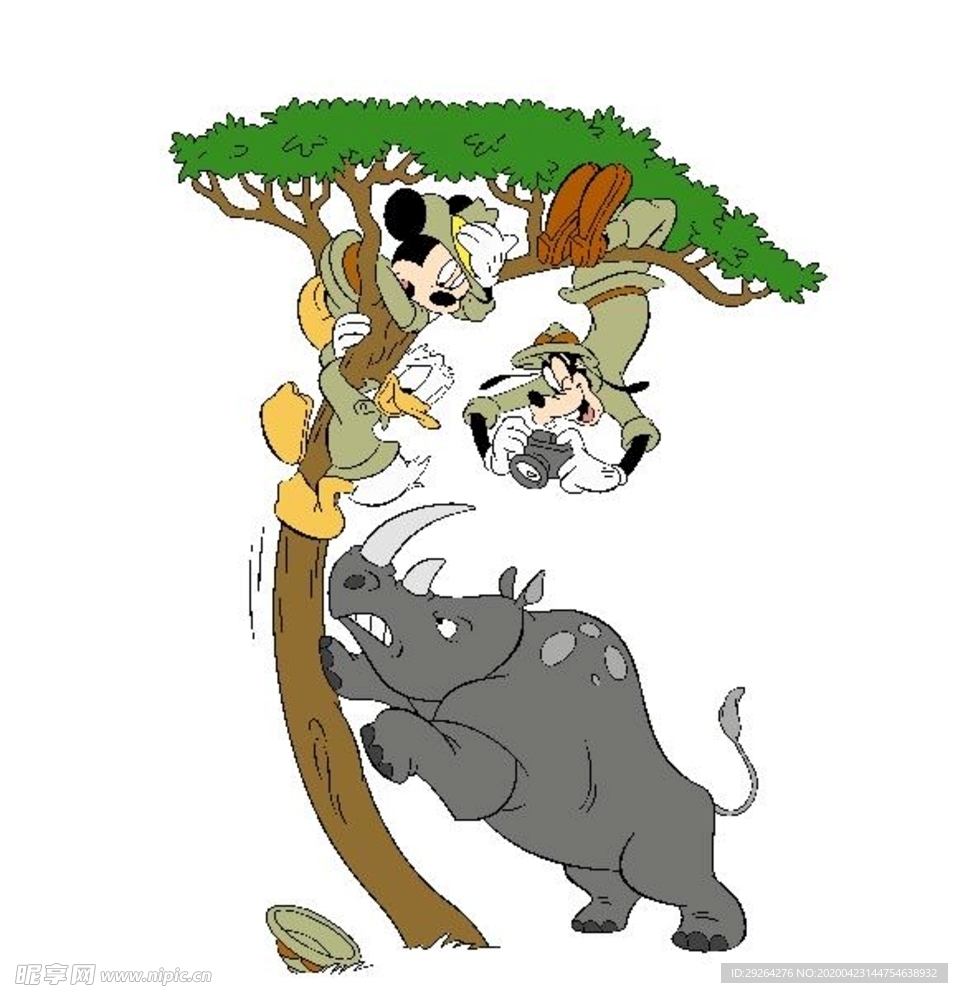 爬树米奇